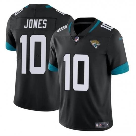 Youth Jacksonville Jaguars 10 Mac Jones Black Vapor Untouchable Limited Stitched Jersey