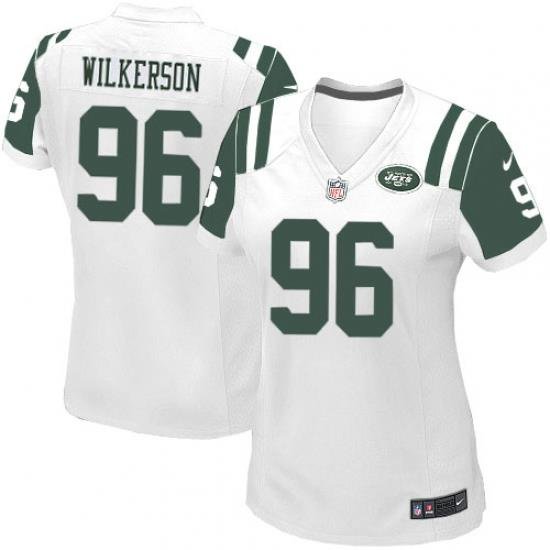 Women's Nike NeW York Jets #96 Muhammad Wilkerson Limited White NFL Jersey