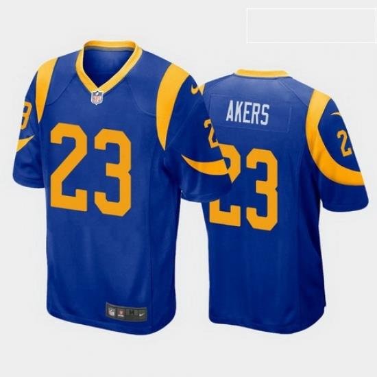 men cam akers los angeles rams royal game jersey