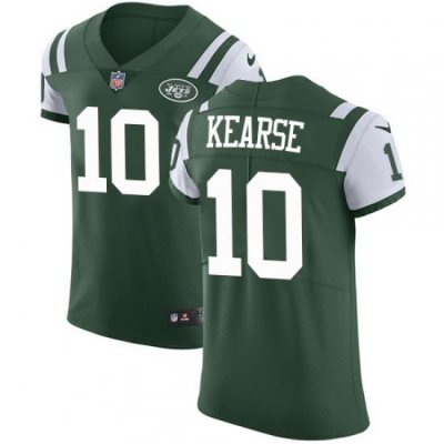 Men Nike Jets #10 Jermaine Kearse Green Team Color Stitched NFL Vapor Untouchable Elite Jersey