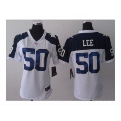 Nike women nfl jerseys dallas cowboys #50 lee thankgivings white