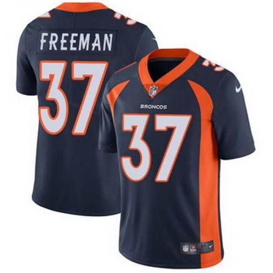 Nike Broncos #37 Royce Freeman Navy Blue Alternate Mens Stitched NFL Vapor Untouchable Limited Jersey