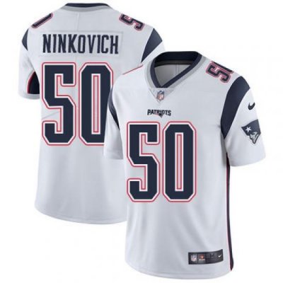 Nike Patriots #50 Rob Ninkovich White Mens Stitched NFL Vapor Untouchable Limited Jersey