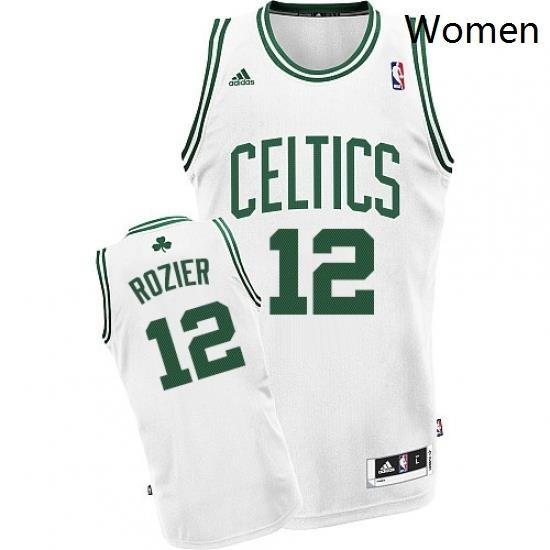 Womens Adidas Boston Celtics 12 Terry Rozier Swingman White Home NBA Jersey