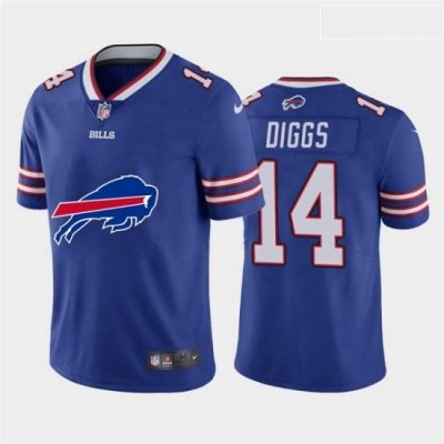 Nike Bills 14 Stefon Diggs Royal Team Big Logo Vapor Untouchable Limited Jersey