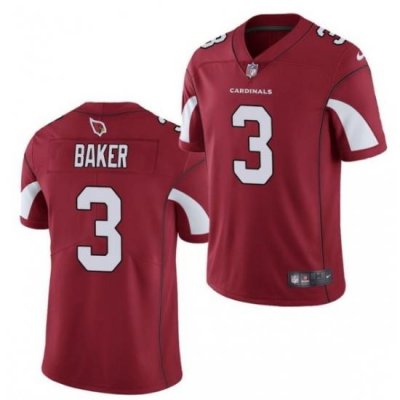 Men Arizona Cardinals 3 Budda Baker Red Vapor Untouchable Limited Stitched Jersey