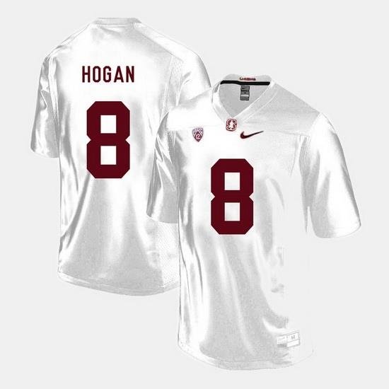 Men Stanford Cardinal Kevin Hogan College Football White Jersey