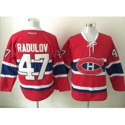 Canadiens #47 Alexander Radulov Red Stitched NHL Jersey