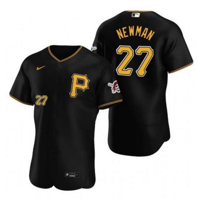 Men Pittsburgh Pirates 27 Kevin NeWman Black Flex Base Stitched MLB jersey