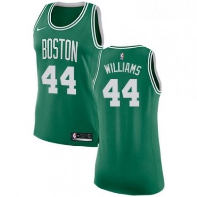 Womens Nike Boston Celtics 44 Robert Williams Swingman GreenWhite No Road NBA Jersey Icon Edition