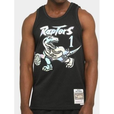 Men Toronto Raptors Tracy McGrady Black Mitchell Ness Jersey