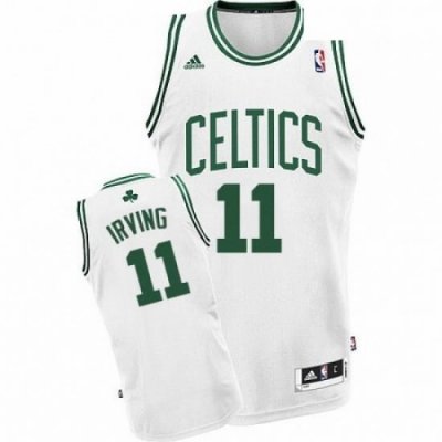 Mens Adidas Boston Celtics 11 Kyrie Irving Swingman White Home NBA Jersey