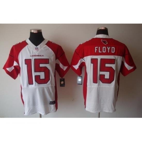 Nike Arizona Cardinals 15 Michael Floyd White Elite NFL Jersey