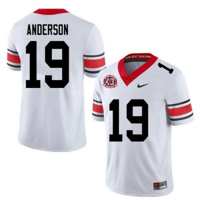 2020 Men #19 Adam Anderson Georgia Bulldogs 1980 National Champions 40th Anniversary College Footbal