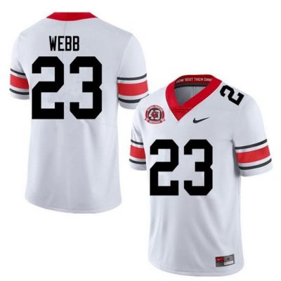 2020 Men #23 Mark Webb Georgia Bulldogs 1980 National Champions 40th Anniversary College Football