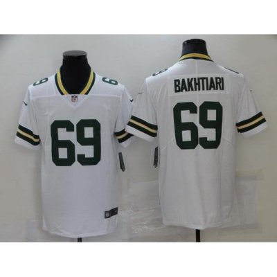 Nike Green Bay Packers 69 David Bakhtiari White Vapor Untouchable Limited Jersey