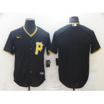 Men Pittsurgh Pirates Nike Black Blank Jersey