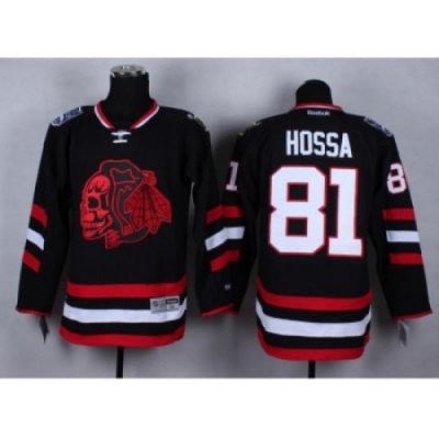 NHL Chicago Blackhawks #81 Marian Hossa Stitched black jersey[2014 new]