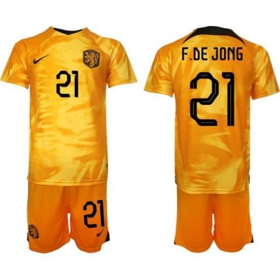 Men FIFA 2022 Netherlands Soccer Jersey 011