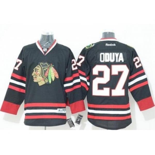 Chicago Blackhawks #27 Johnny Oduya Black Stitched NHL Jersey