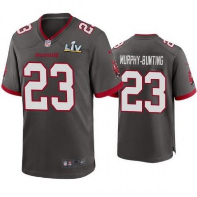 Men Sean Murphy Bunting Buccaneers Pewter Super Bowl Lv Game Jersey