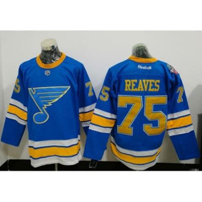 Blues #75 Ryan Reaves Light Blue 2017 Winter Classic Stitched NHL Jersey