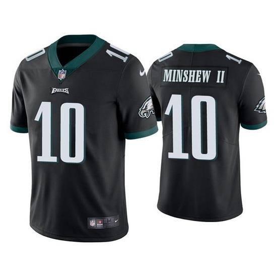 Youth Philadelphia Eagles 10 Gardner Minshew II Black Vapor Untouchable Limited Stitched Football Jersey