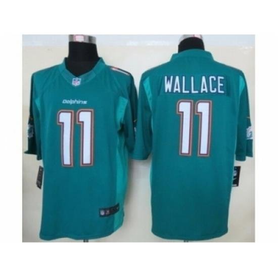 Nike Miami Dolphins 11 Mike Wallace green Limited NFL Jersey