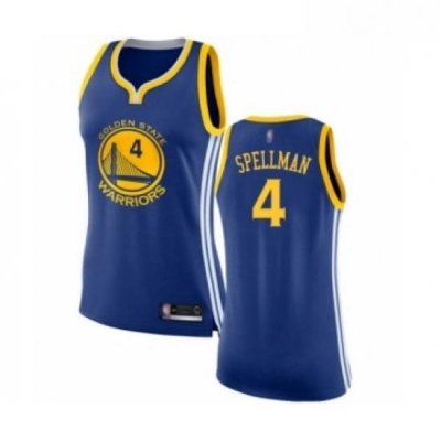 Womens Golden State Warriors 4 Omari Spellman Swingman Royal Blue Basketball Jersey Icon Edition