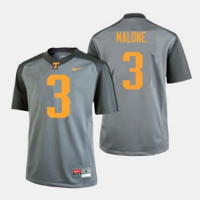 Men Tennessee Volunteers Josh Malone College Football Gray Jersey