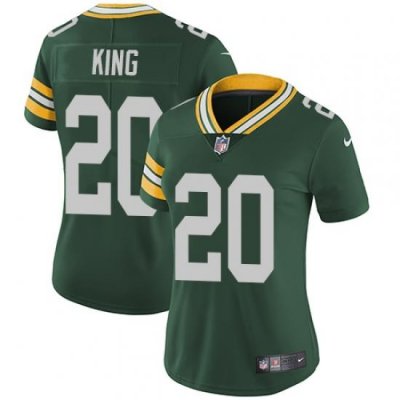 Nike Packers #20 Kevin King Green Team Color Womens Stitched NFL Vapor Untouchable Limited Jersey