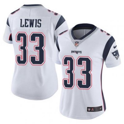 Nike Patriots #33 Dion LeWis White Womens Stitched NFL Vapor Untouchable Limited Jersey