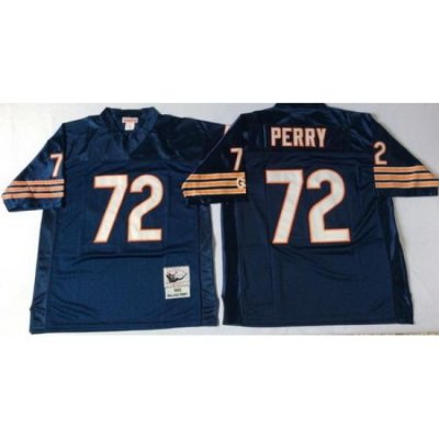 Mitchell Ness Bears #72 William Perry Small No Throwback Stitched NFL Jerseys