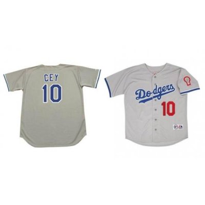 Men Ron Cey 1981 Los Angeles Dodgers Grey Road Jersey