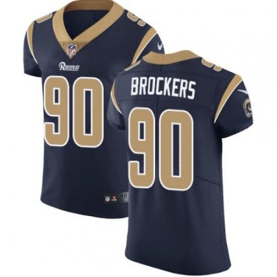 Nike Rams #90 Michael Brockers Navy Blue Team Color Mens Stitched NFL Vapor Untouchable Elite Jersey