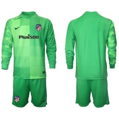 Men Atletico de Madrid Long Sleeve Soccer Jerseys 501