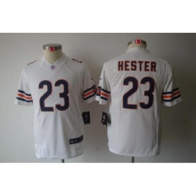 Youth Nike Chicago Bears #23 Devin Hester White Color Limited Jerseys