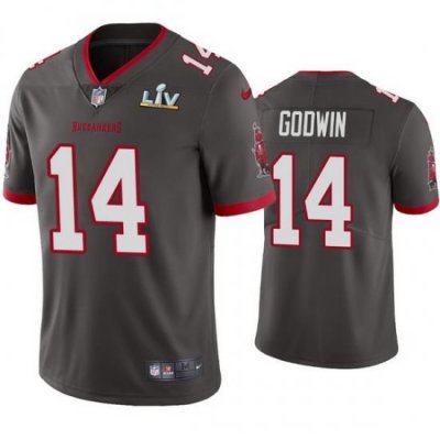 Men Chris Godwin Buccaneers Pewter Super Bowl Lv Vapor Limited Jersey