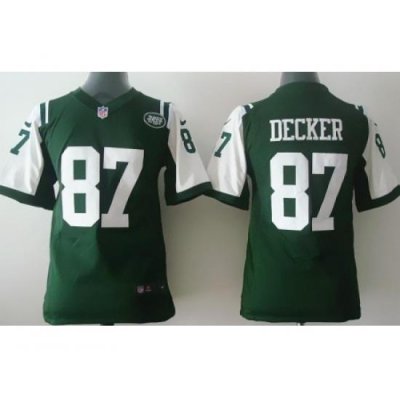 Youth Nike New York Jets 87 Eric Decker Green NFL Jerseys