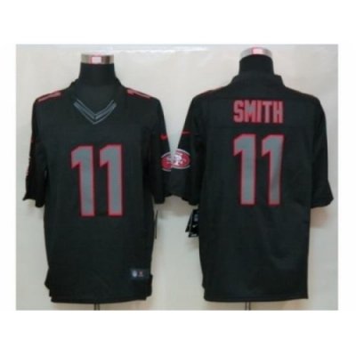 Nike San Francisco 49ers 11 Alex Smith black Limited Impact NFL Jersey