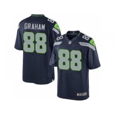 Nike Seattle Seahawks 88 Jimmy Graham Blue Limited NFL Jersey