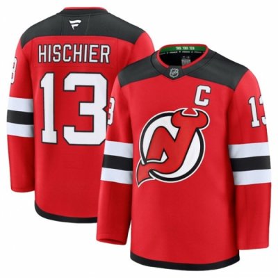 Men New Jersey Devils Active Player Custom Red 2024 25 Home Stitched Hockey Jersey