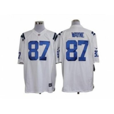 Nike Indianapolis Colts 87 Reggie Wayne White Limited NFL Jersey