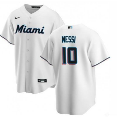 Miami Dolphins Lionel Messi 10 Inter Miami FC 2023 24 Home Jersey White