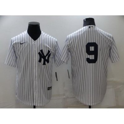 Men NeW York Yankees 9 Roger Maris White Cool Base Stitched Baseball jersey