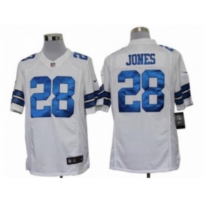 Nike Dallas CoWboys 28 Felix Jones White LIMITED NFL Jersey