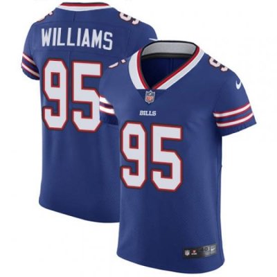 Nike Bills #95 Kyle Williams Royal Blue Team Color Mens Stitched NFL Vapor Untouchable Elite Jersey