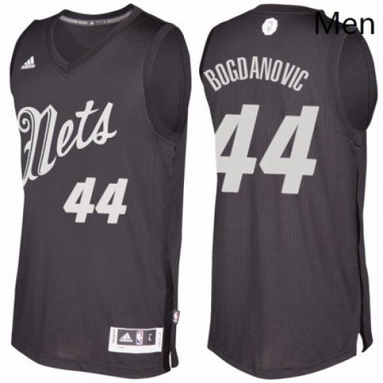 Mens Brooklyn Nets 44 Bojan Bogdanovic Black 2016 2017 Christmas Day NBA Swingman Jersey