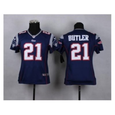 Youth Nike New England Patriots #21 butler blue jerseys