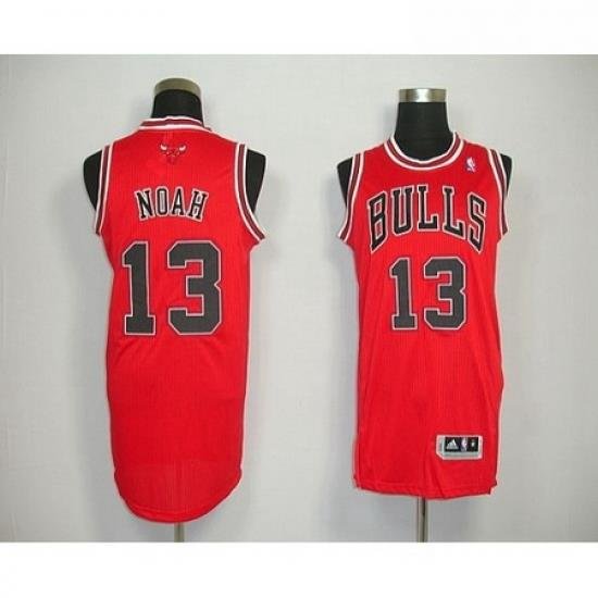 Revolution 30 Bulls 13 Joakim Noah Red Stitched NBA Jersey